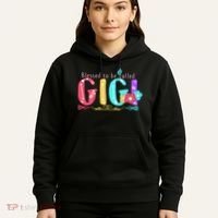 Blessed To Be Called Gigi Cute Floral Hoodie thumb 5
