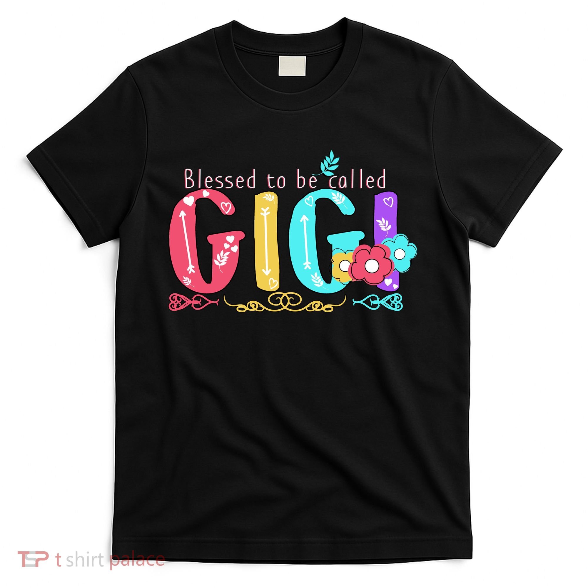 Blessed To Be Called Gigi Cute Floral T-Shirt