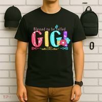 Blessed To Be Called Gigi Cute Floral T-Shirt thumb 6