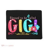 Blessed To Be Called Gigi Cute Floral Mousepad thumb 0