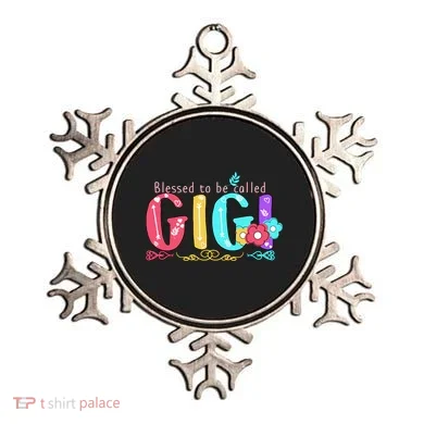 Blessed To Be Called Gigi Cute Floral Ornament