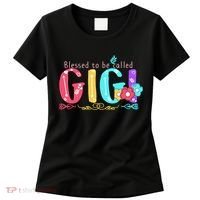 Blessed To Be Called Gigi Cute Floral Women's T-Shirt thumb 0