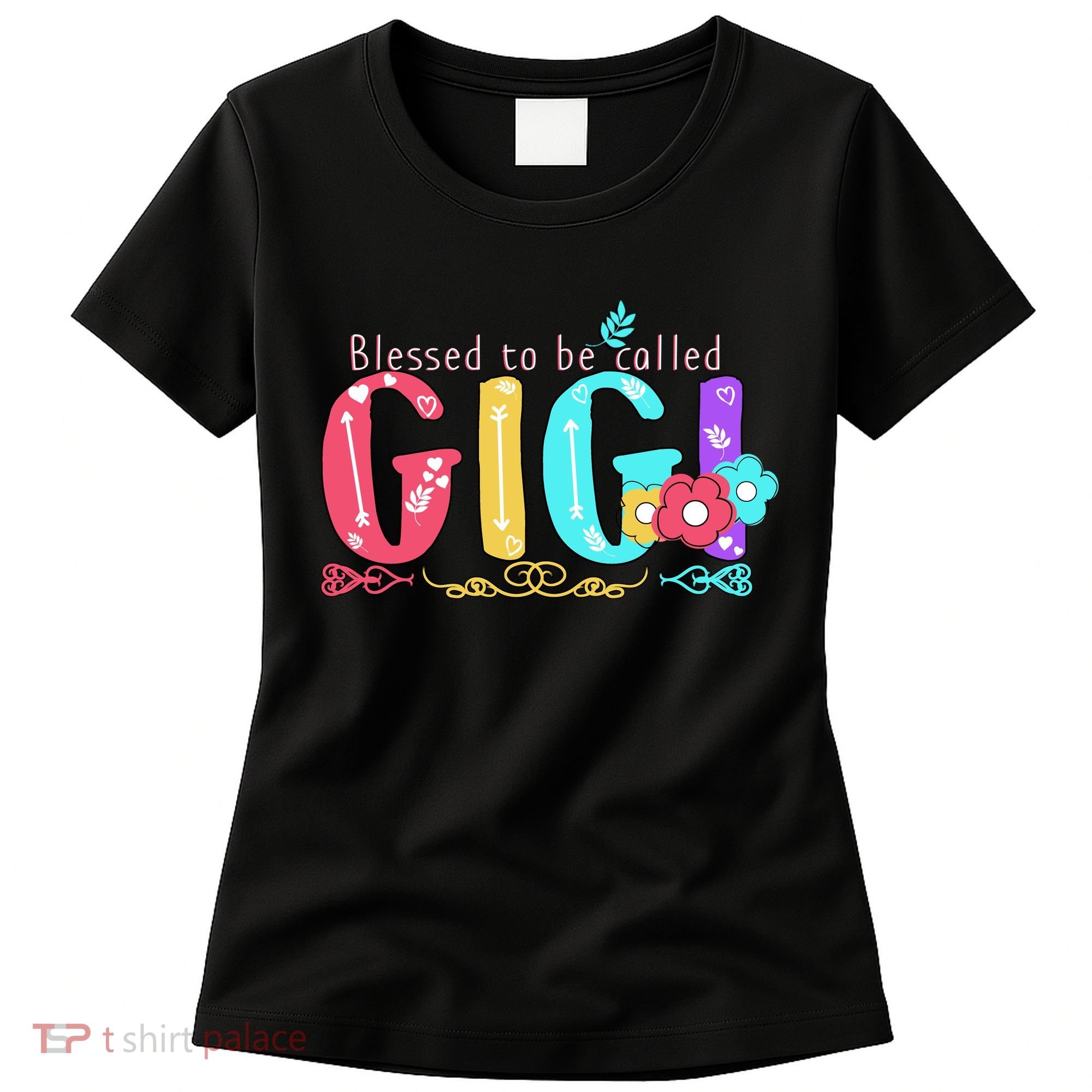 Blessed To Be Called Gigi Cute Floral Women's T-Shirt