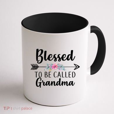Blessed To Be Called Grandma Coffee Mug back
