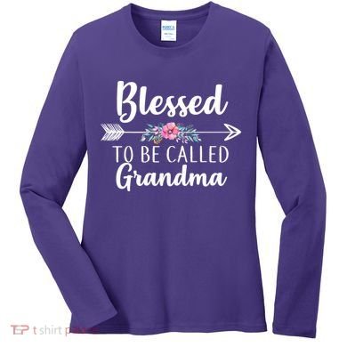 Blessed To Be Called Grandma Women's Long Sleeve Shirt