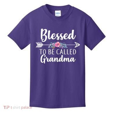 Blessed To Be Called Grandma Kids T-Shirt