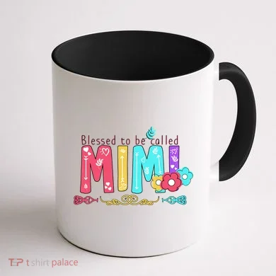 Blessed To Be Called Mimi Coffee Mug back