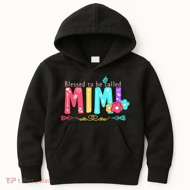 Blessed To Be Called Mimi Kids Hoodie