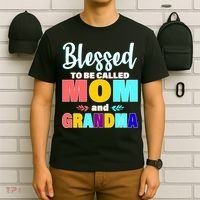 Blessed To Be Called Mom And Grandma T-Shirt thumb 6