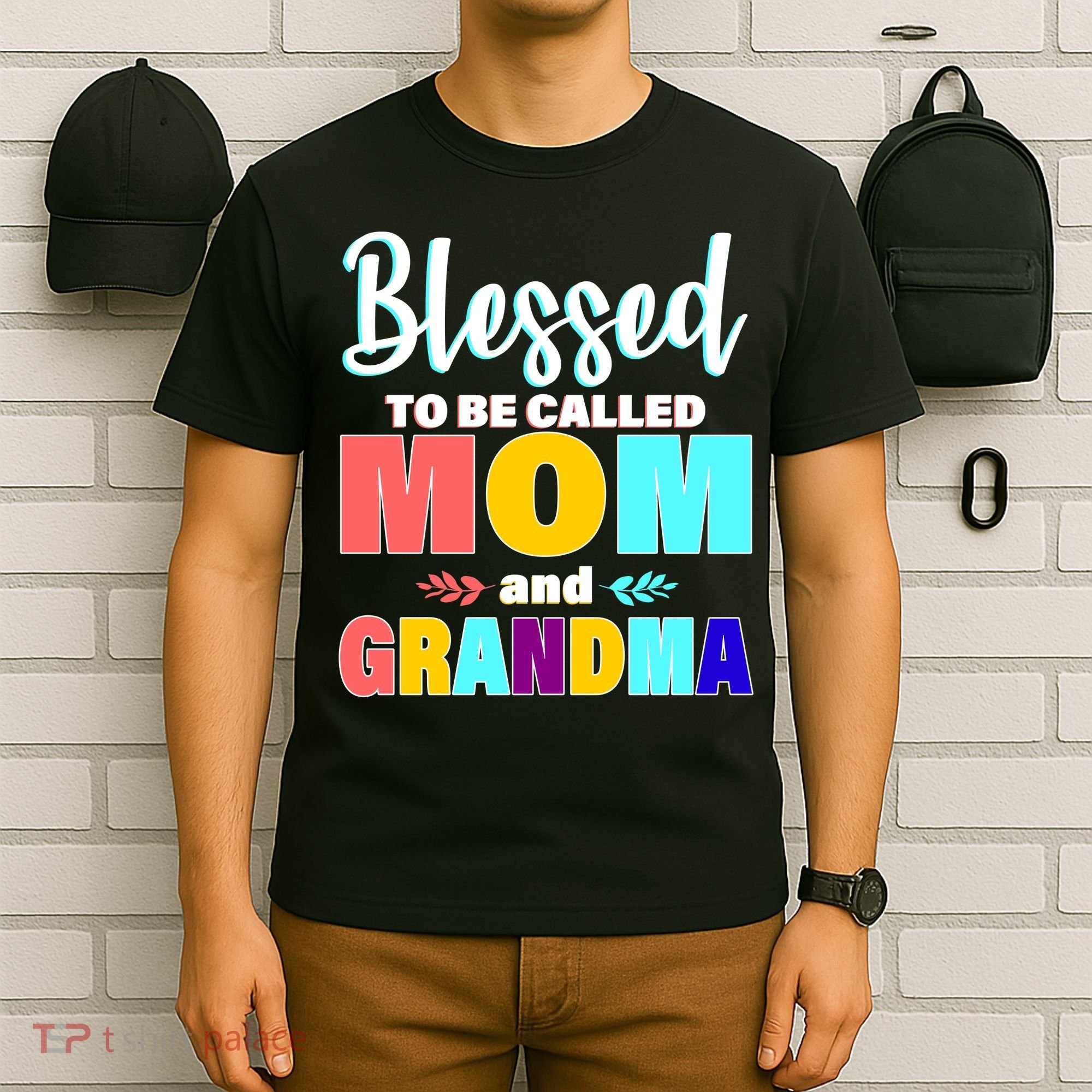 Blessed To Be Called Mom And Grandma T-Shirt
