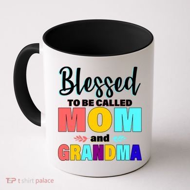 Blessed To Be Called Mom And Grandma Coffee Mug