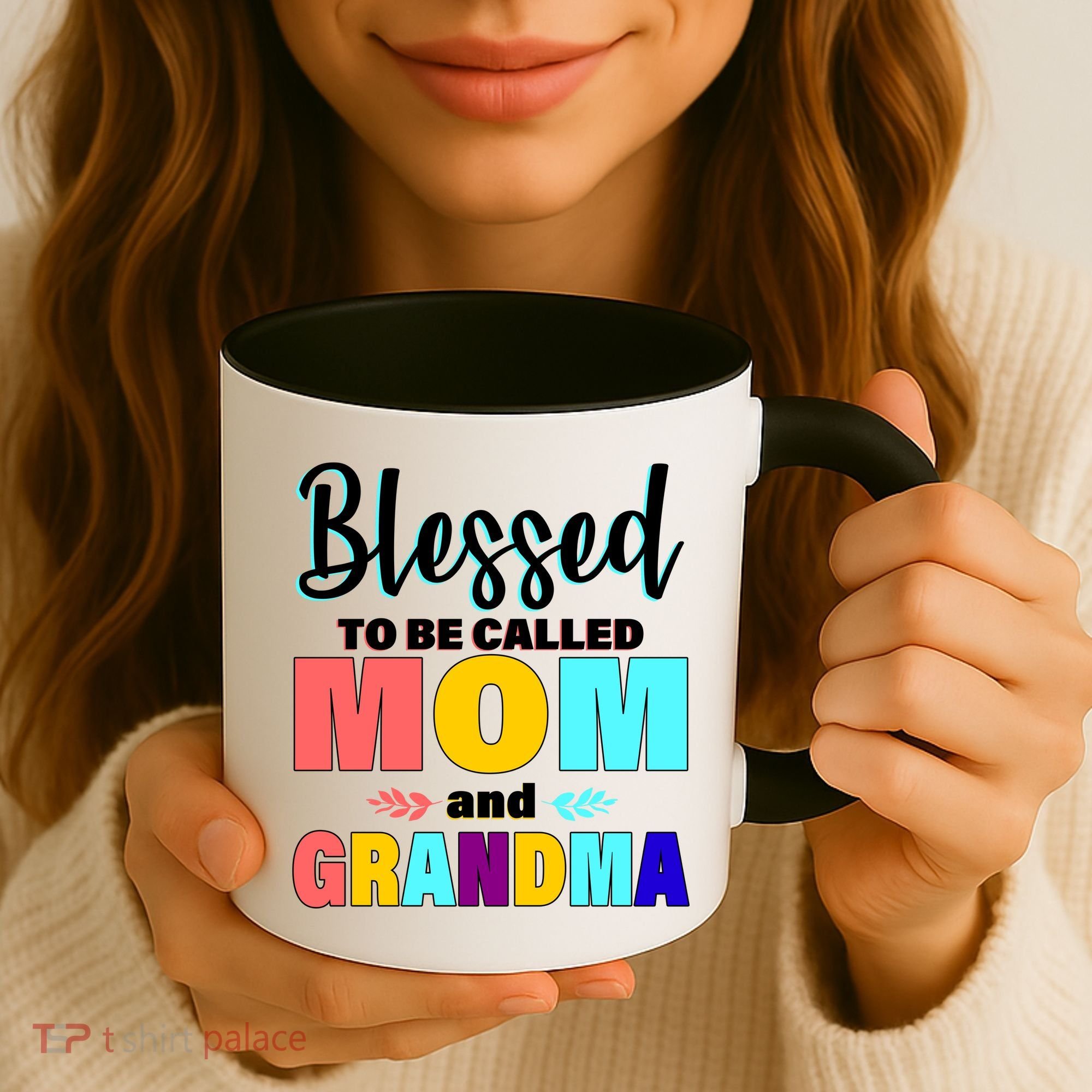 Blessed To Be Called Mom And Grandma Coffee Mug
