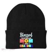 Blessed To Be Called Mom And Grandma Beanie thumb 0