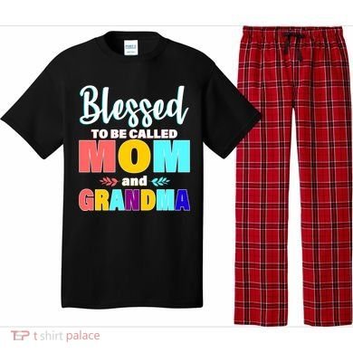 Blessed To Be Called Mom And Grandma Pajama Set