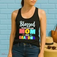Blessed To Be Called Mom And Grandma Women's Tank Top thumb 2