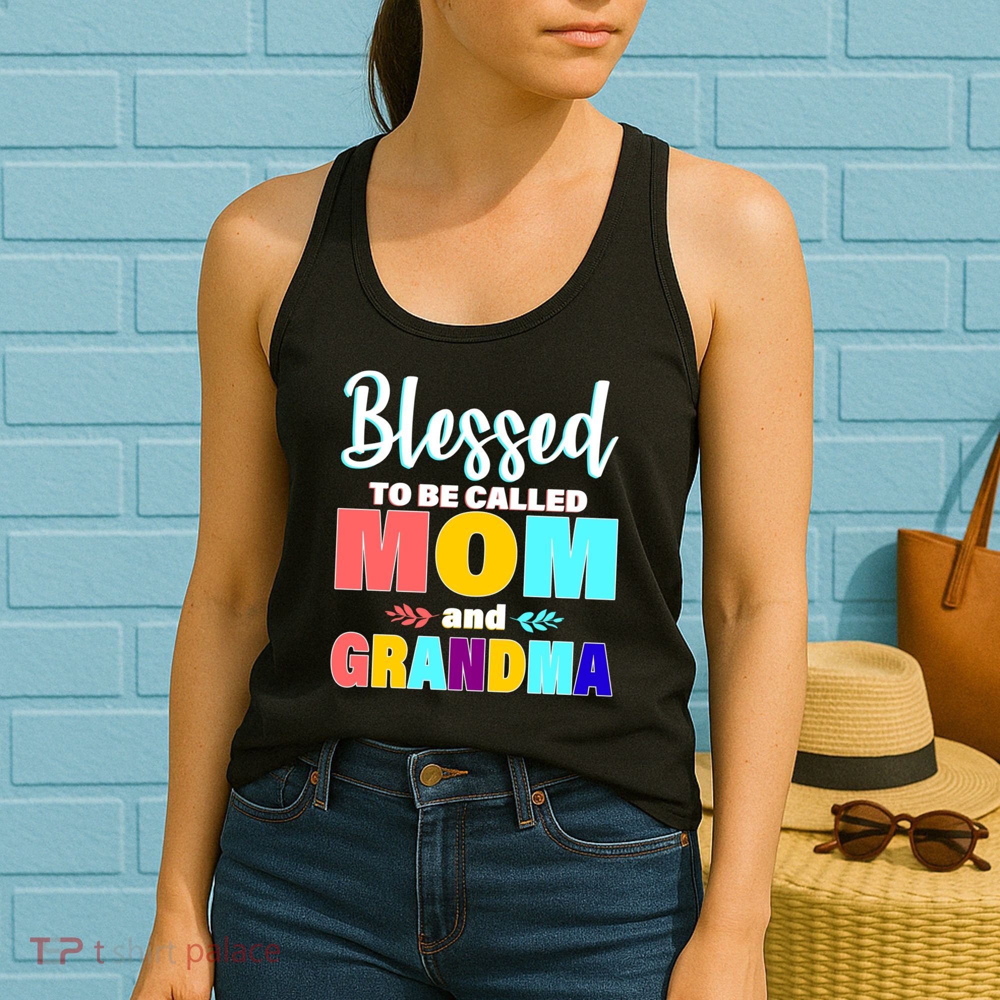 Blessed To Be Called Mom And Grandma Women's Tank Top