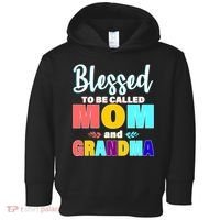 Blessed To Be Called Mom And Grandma Toddler Hoodie thumb 0