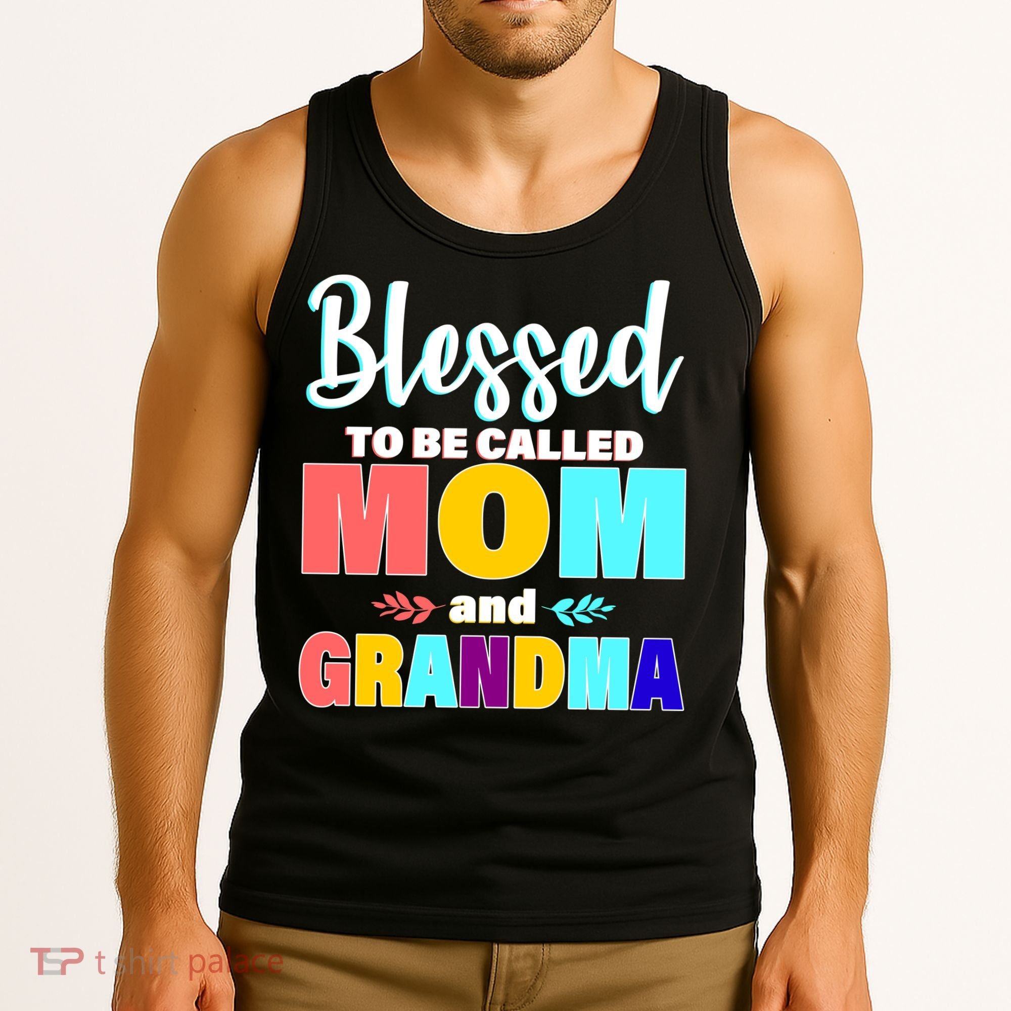 Blessed To Be Called Mom And Grandma Tank Top