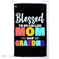 Blessed To Be Called Mom And Grandma Golf Towel thumb 0