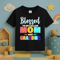 Blessed To Be Called Mom And Grandma Toddler T-Shirt thumb 3