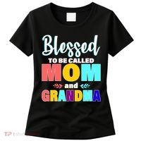 Blessed To Be Called Mom And Grandma Women's T-Shirt thumb 0