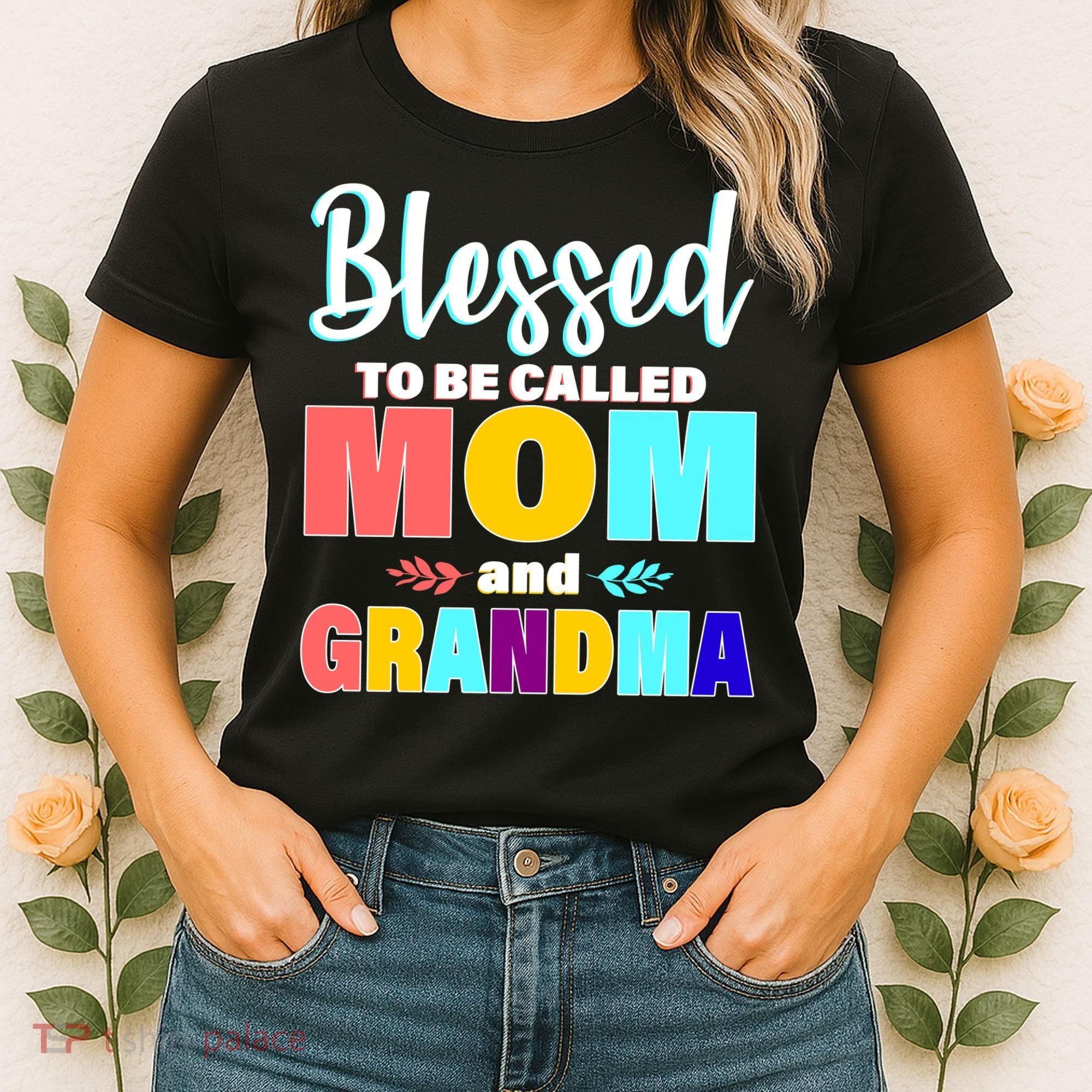Blessed To Be Called Mom And Grandma Women's T-Shirt