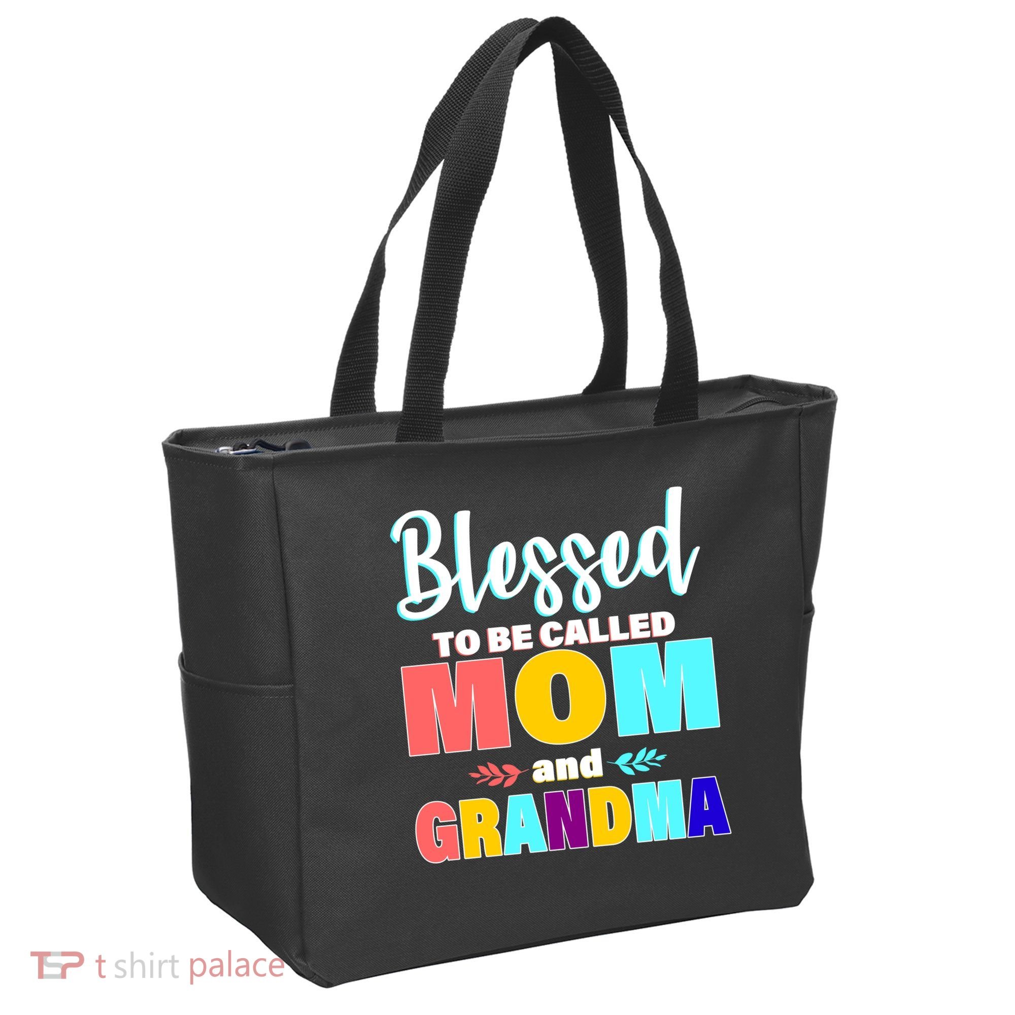 Blessed To Be Called Mom And Grandma Tote Bag