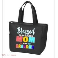 Blessed To Be Called Mom And Grandma Tote Bag thumb 3