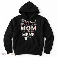 Blessed To Be Called Mom And Meme Hoodie thumb 0