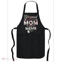 Blessed To Be Called Mom And Meme Apron thumb 0