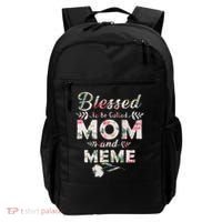 Blessed To Be Called Mom And Meme Backpack thumb 0