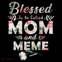 Blessed To Be Called Mom And Meme Ornament thumb 1