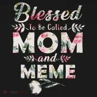 Blessed To Be Called Mom And Meme Women's Long Sleeve Shirt thumb 2