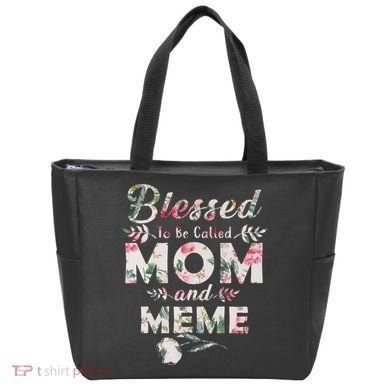 Blessed To Be Called Mom And Meme Tote Bag