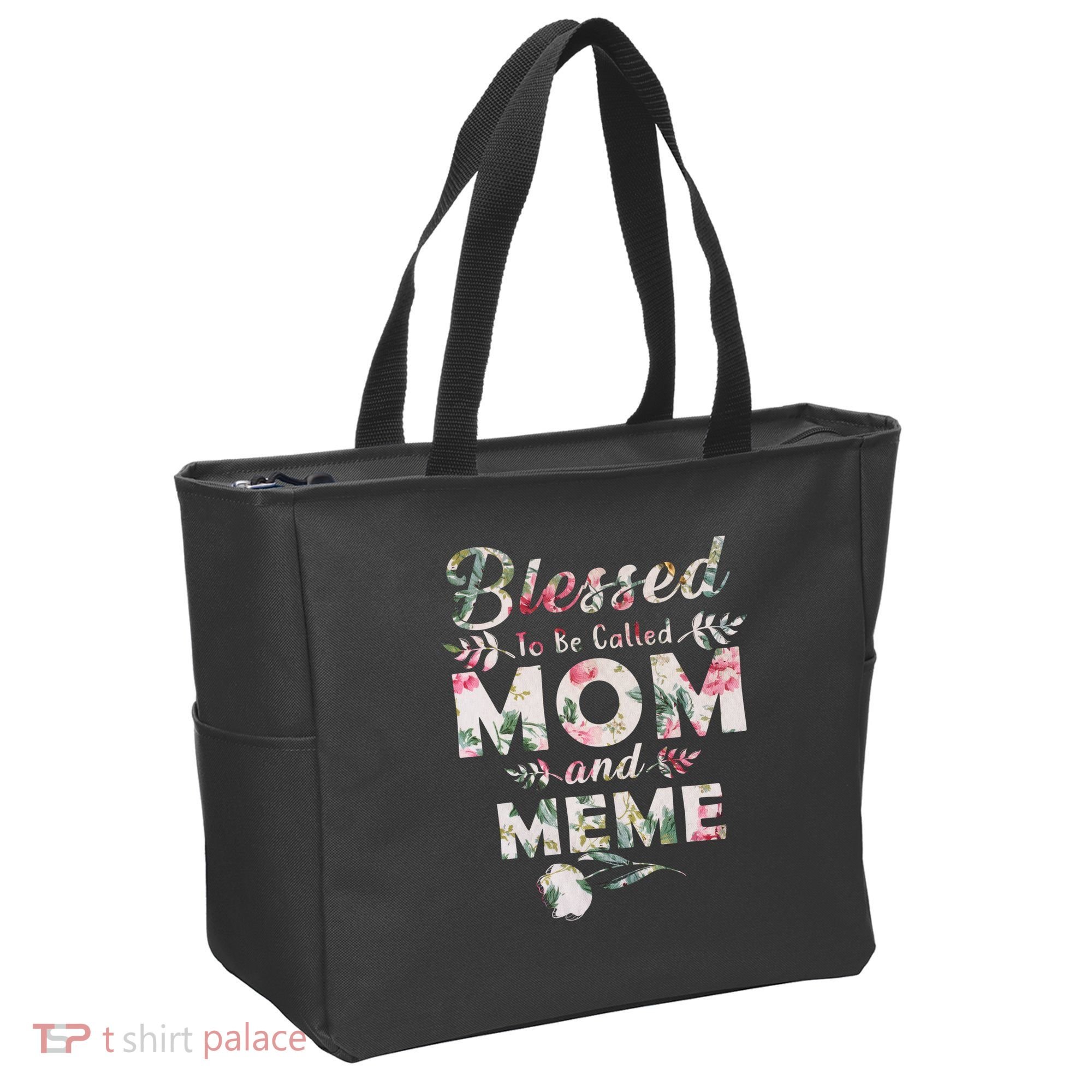 Blessed To Be Called Mom And Meme Tote Bag