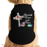 Blessed To Be Called Mom And Mimi Doggie Tank thumb 0