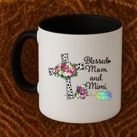 Blessed To Be Called Mom And Mimi Coffee Mug thumb 2
