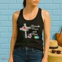 Blessed To Be Called Mom And Mimi Women's Tank Top thumb 2