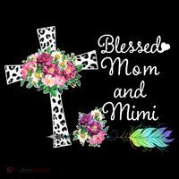 Blessed To Be Called Mom And Mimi Women's Tank Top thumb 5