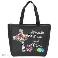 Blessed To Be Called Mom And Mimi Tote Bag thumb 0