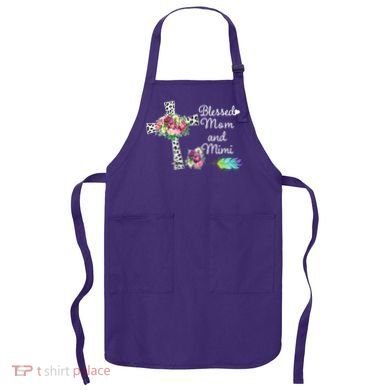Blessed To Be Called Mom And Mimi Apron