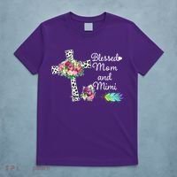 Blessed To Be Called Mom And Mimi T-Shirt thumb 5
