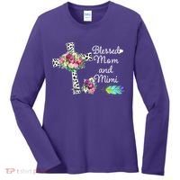 Blessed To Be Called Mom And Mimi Women's Long Sleeve Shirt thumb 0