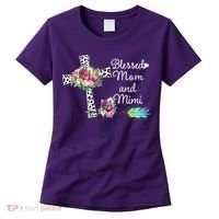 Blessed To Be Called Mom And Mimi Women's T-Shirt thumb 0