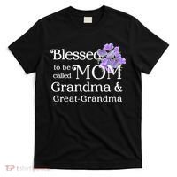 Blessed To Be Called Mom Grandma & Great Grandma T-Shirt thumb 0