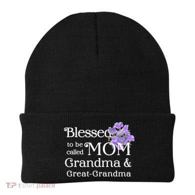 Blessed To Be Called Mom Grandma & Great Grandma Beanie