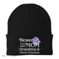 Blessed To Be Called Mom Grandma & Great Grandma Beanie thumb 0