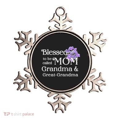 Blessed To Be Called Mom Grandma & Great Grandma Ornament
