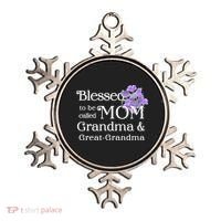 Blessed To Be Called Mom Grandma & Great Grandma Ornament thumb 0