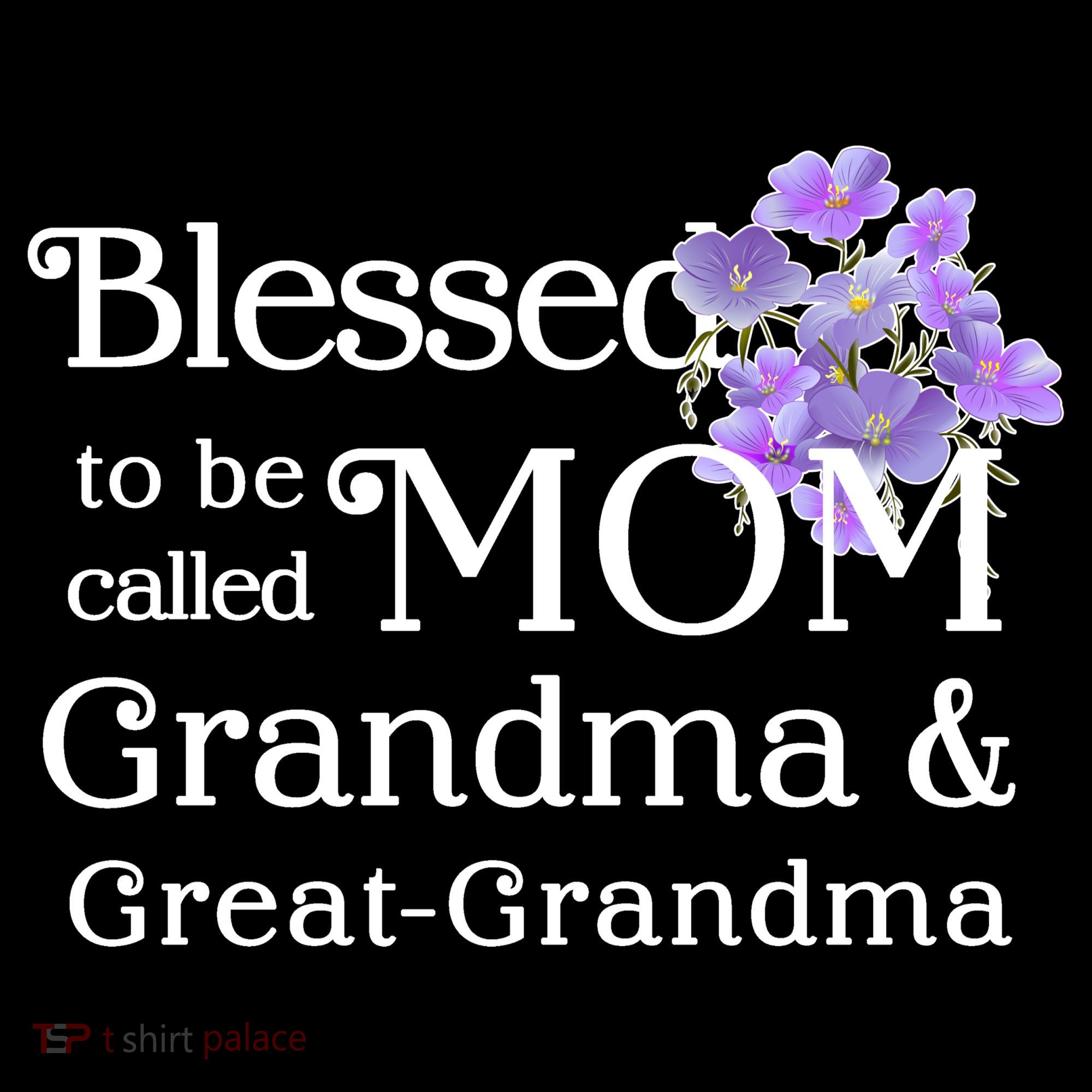 Blessed To Be Called Mom Grandma & Great Grandma Women's Tank Top